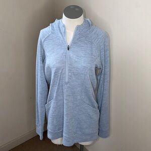 GUC Lucy Blue Half-Zip Hoodie Medium